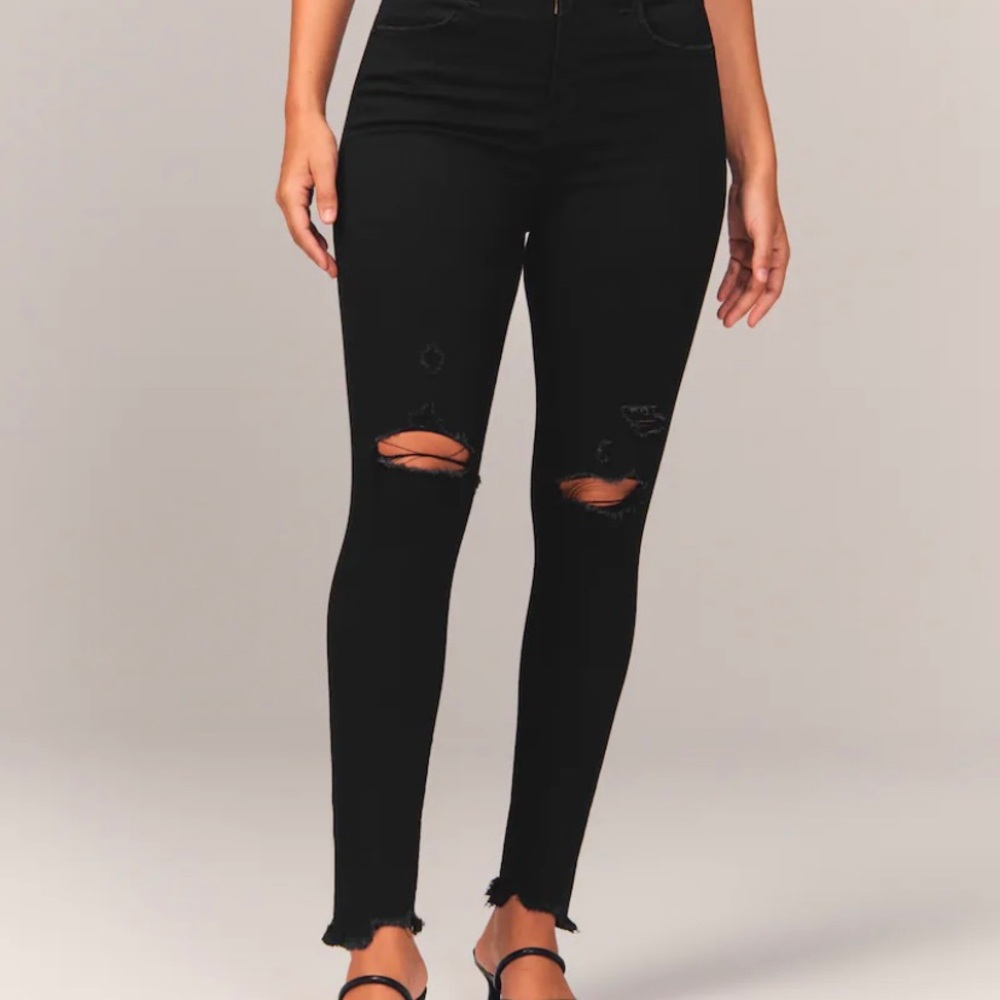 Abercrombie & Fitch black skinny jeans